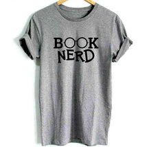 Load image into Gallery viewer, If you love to read books this shirt is for you. Get cozy and snug with hot coco and a book. Style this with your favorite denim jeans, high heels and handbag for a effortless outfit of the day.
