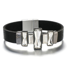 Load image into Gallery viewer, Fashionable, Trendy, Boho Style Bracelet for any occasion! No look is complete without the right accessories and we&#39;re loving this bracelet. Featuring a comfortable crystal leather bracelet, what&#39;s not to love?
