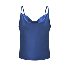Load image into Gallery viewer, An elevated silk cami that makes a classy and romantic statement. This top is the perfect addition to your wardrobe babe! Featuring a cowl neckline what&#39;s not to love?! Style this sexy camisole top with your favorite denim jeans or shorts, transparent mule and handbag for a casual but effortlessly stylish look.
